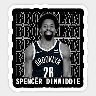 Brooklyn Nets Spencer Dinwiddie Sticker